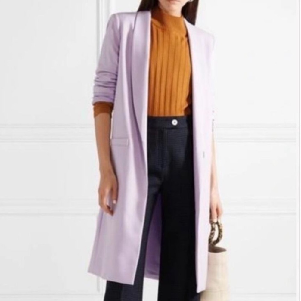 Alice + Olivia Light Purple Shawl Collar Blazer